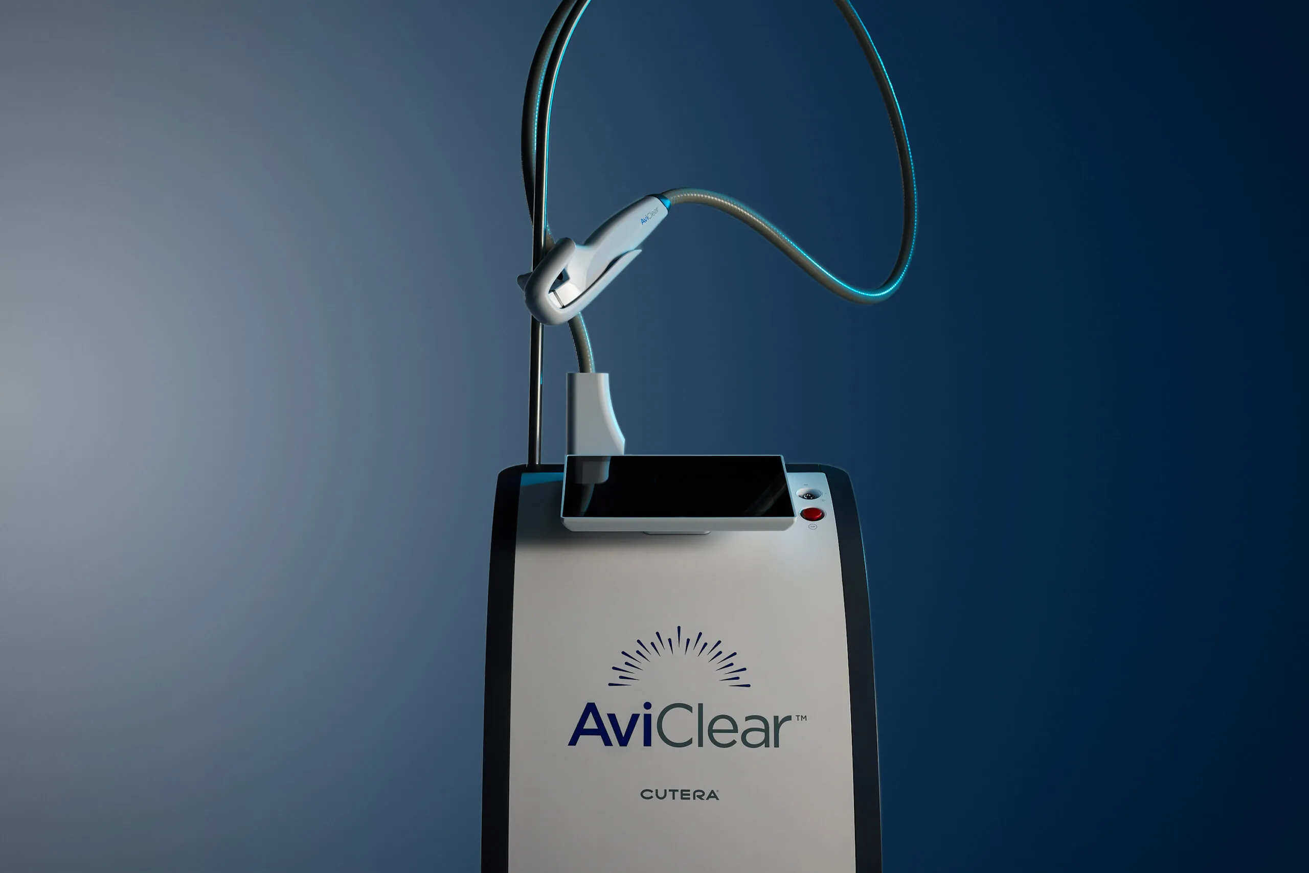 "AviClear machine used for acne treatments at Sharkra Medi Spa in Hobart"